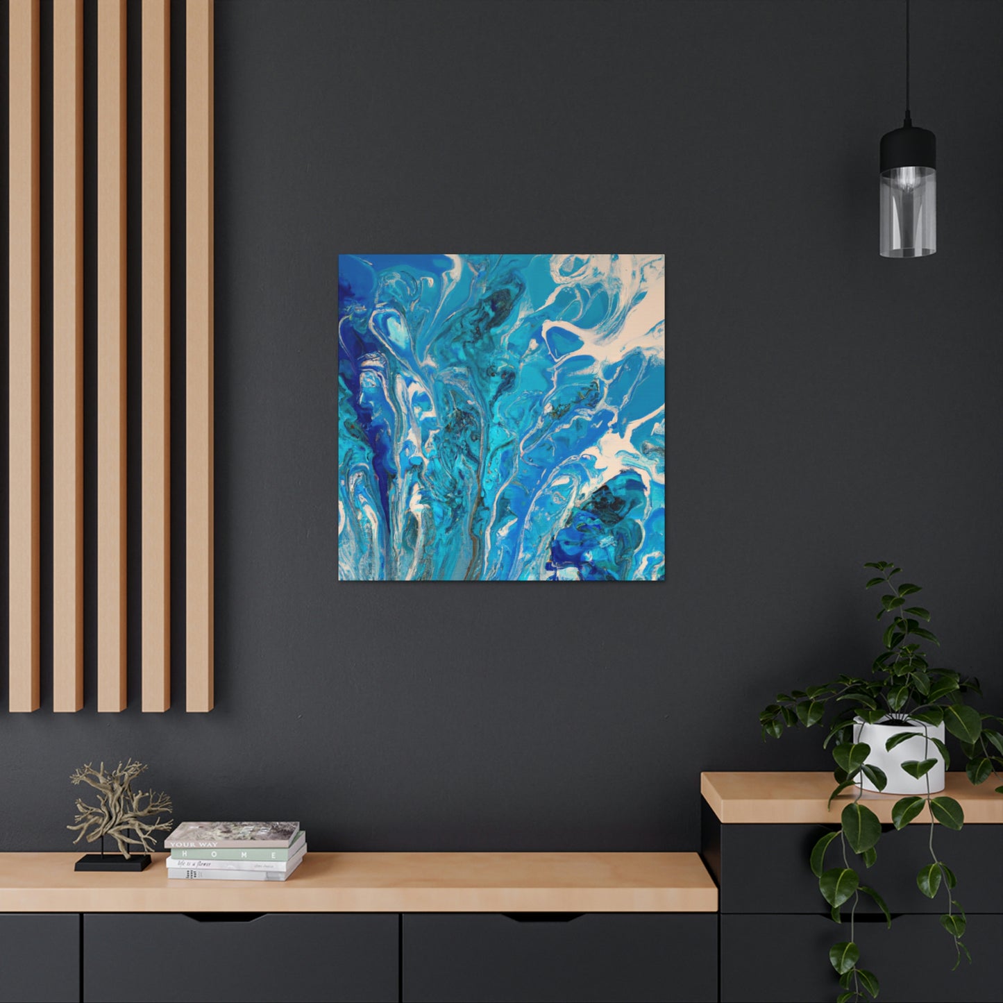 Blue Bliss. - Canvas