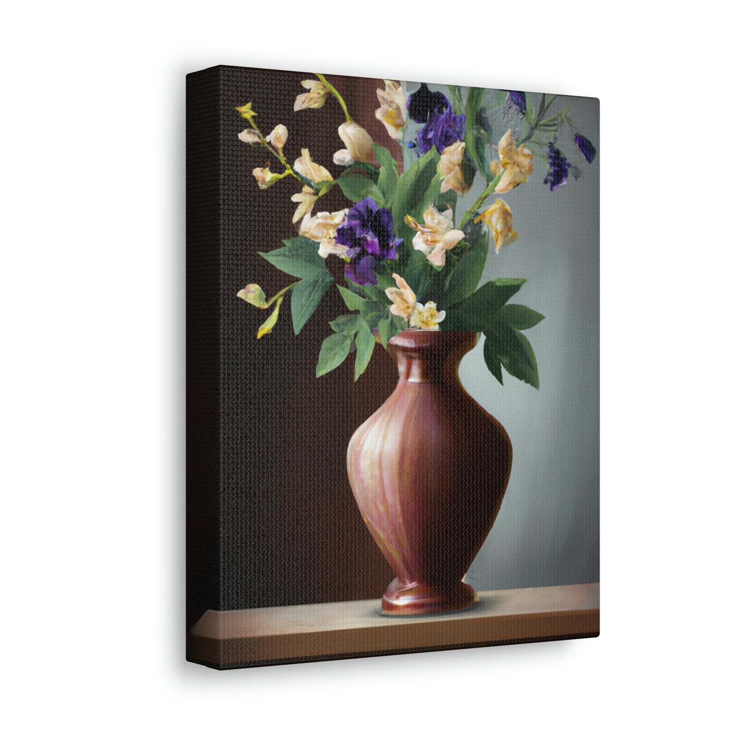 "Intricate Floral Weave." - Canvas