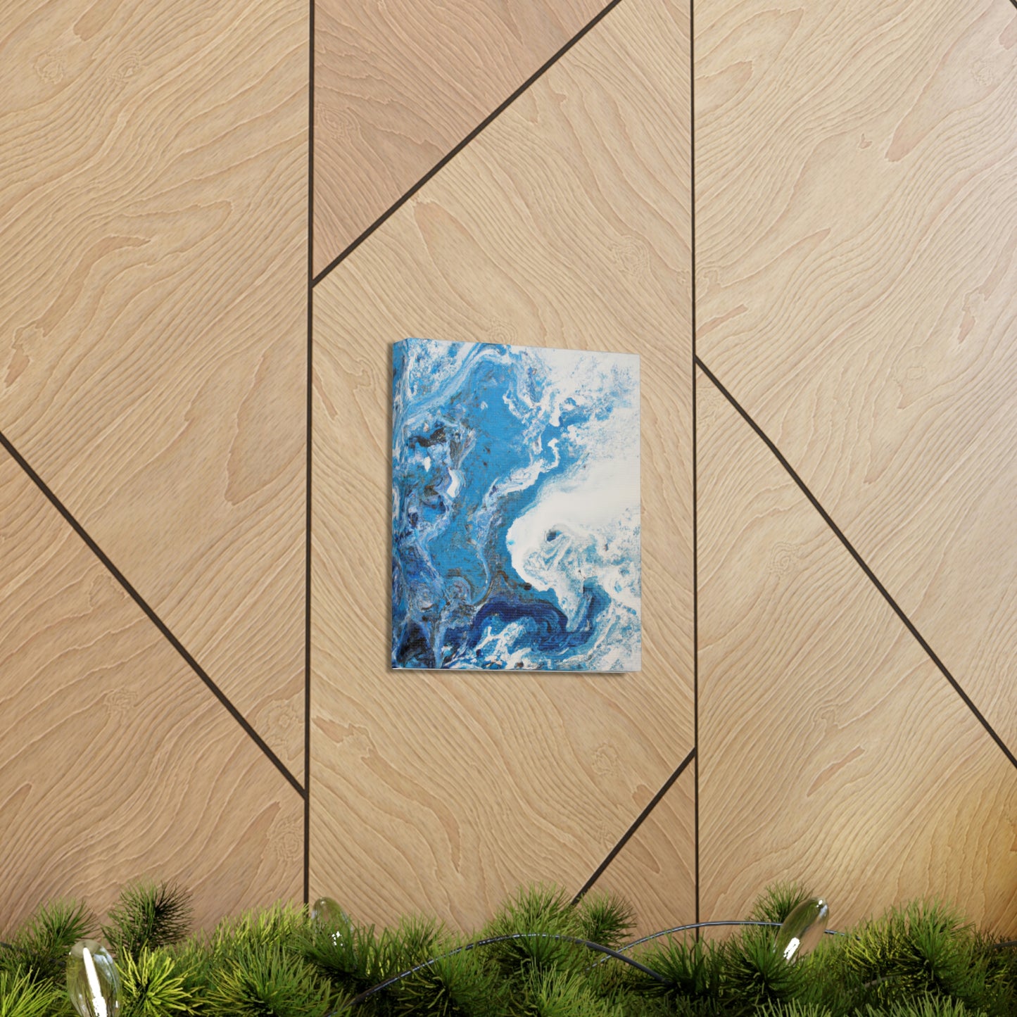 "Blue Spark" - Canvas