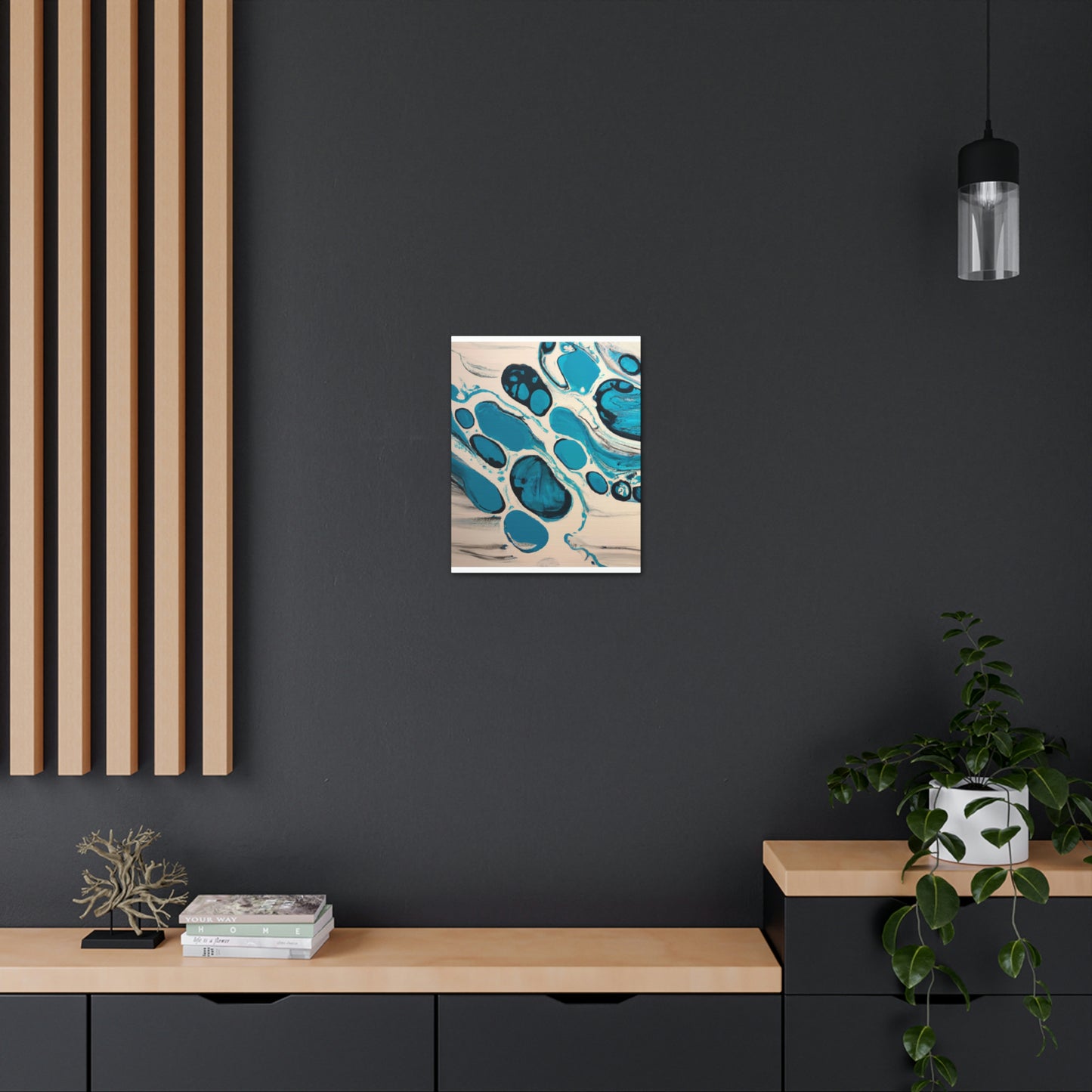 "Aqua Flow" - Canvas
