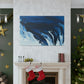Blue Intricate Flux. - Canvas