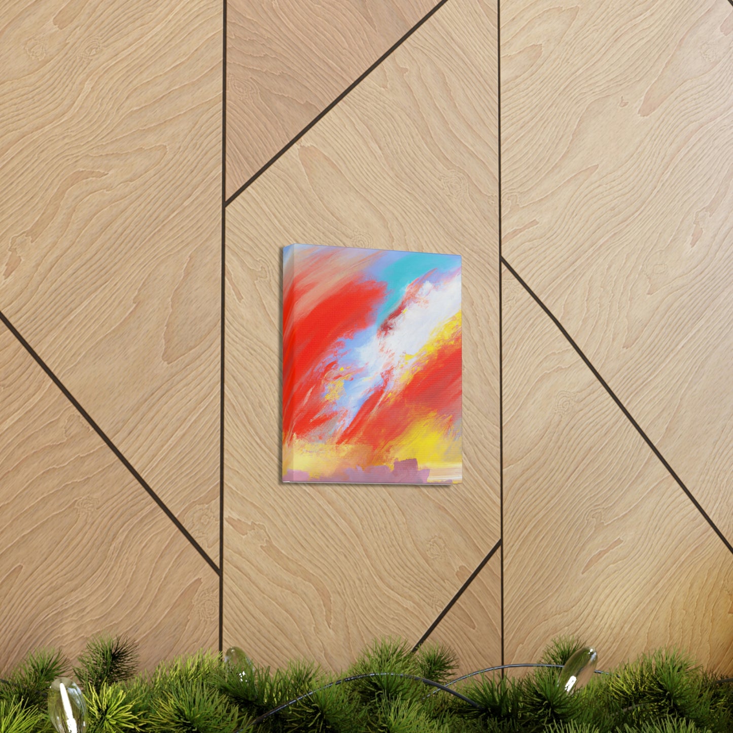 Brush Burst. - Canvas