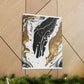 Golden Fluid Fusion - Canvas