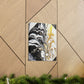 Golden Sparkle Flow. - Canvas