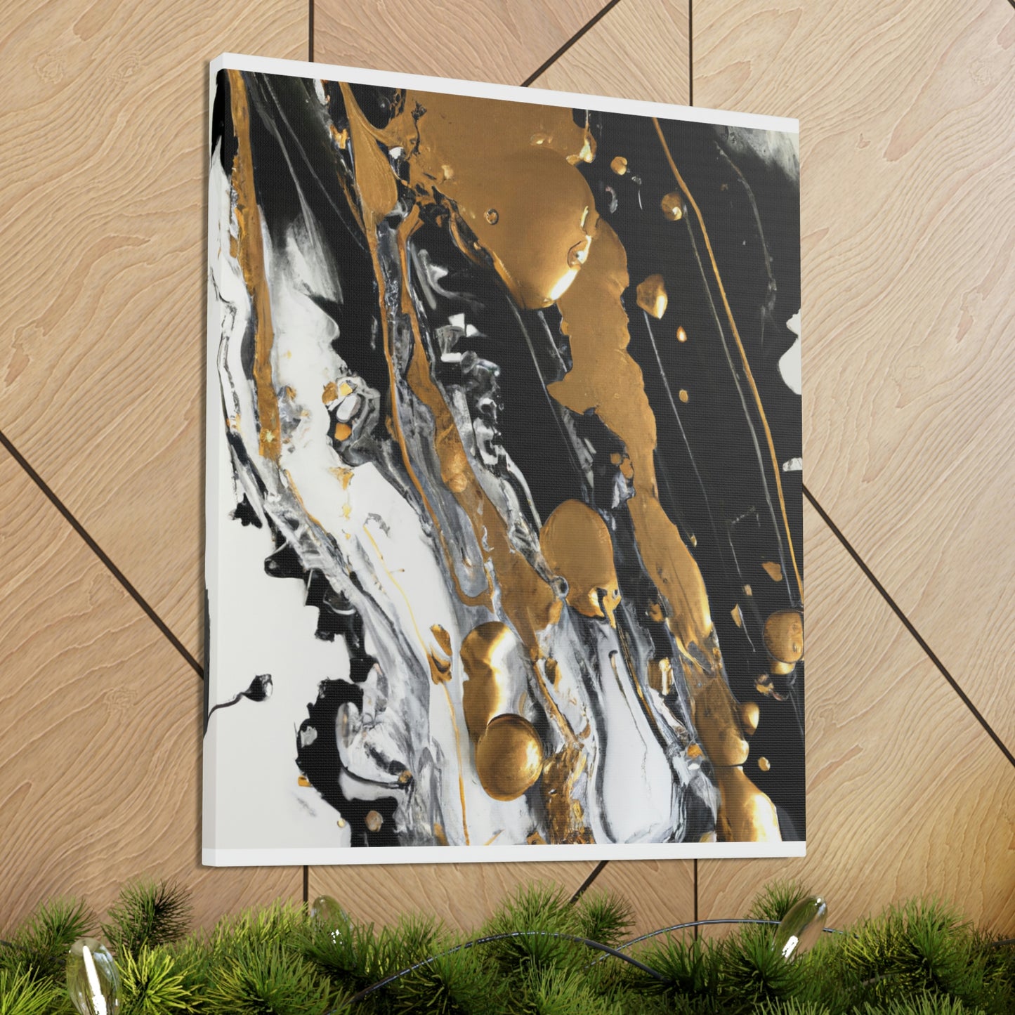 Glittering Noir Luxe - Canvas