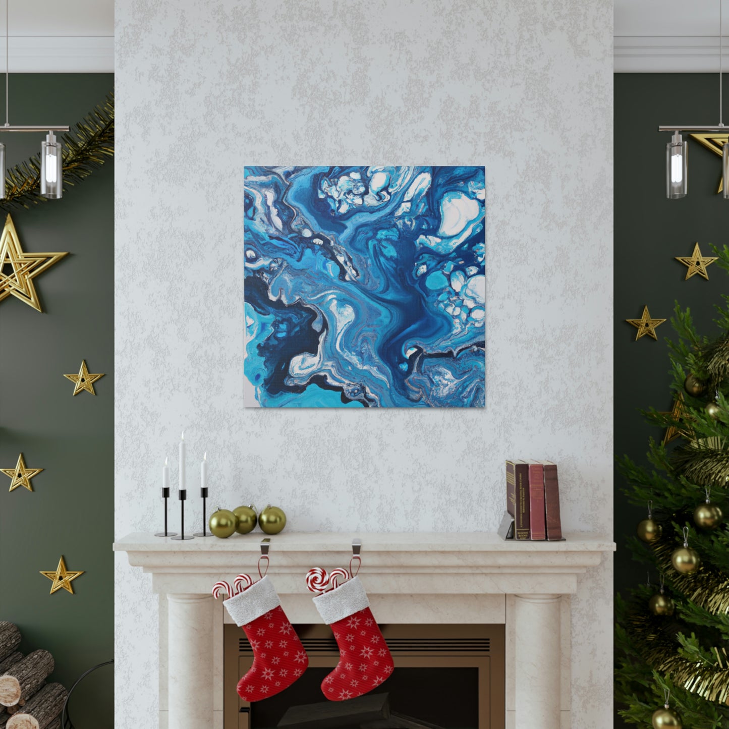 Blue Elegance - Canvas