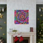 Vivid Floral Burst - Canvas