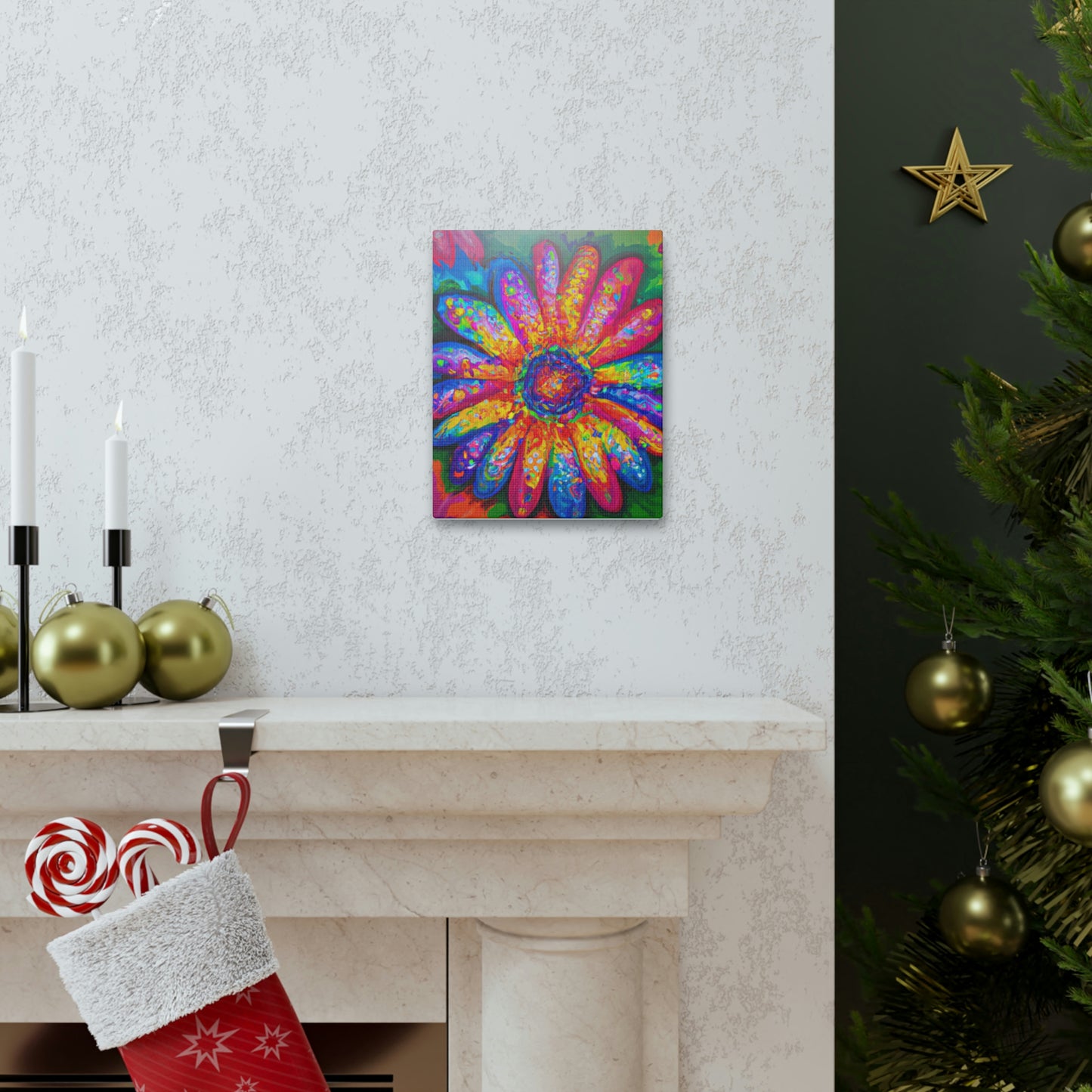 Vivid Blooms. - Canvas