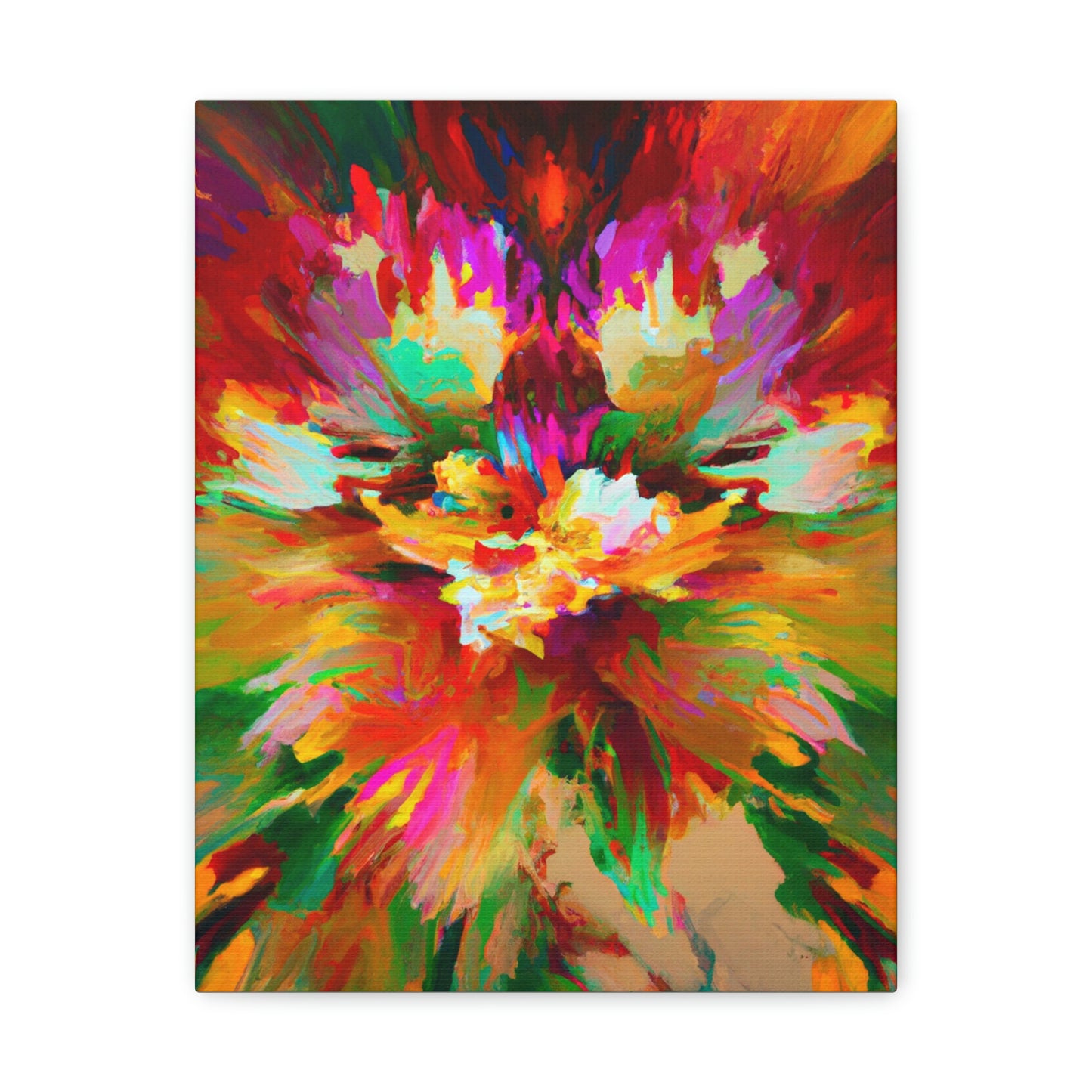 Illuminated Bloom. - Canvas