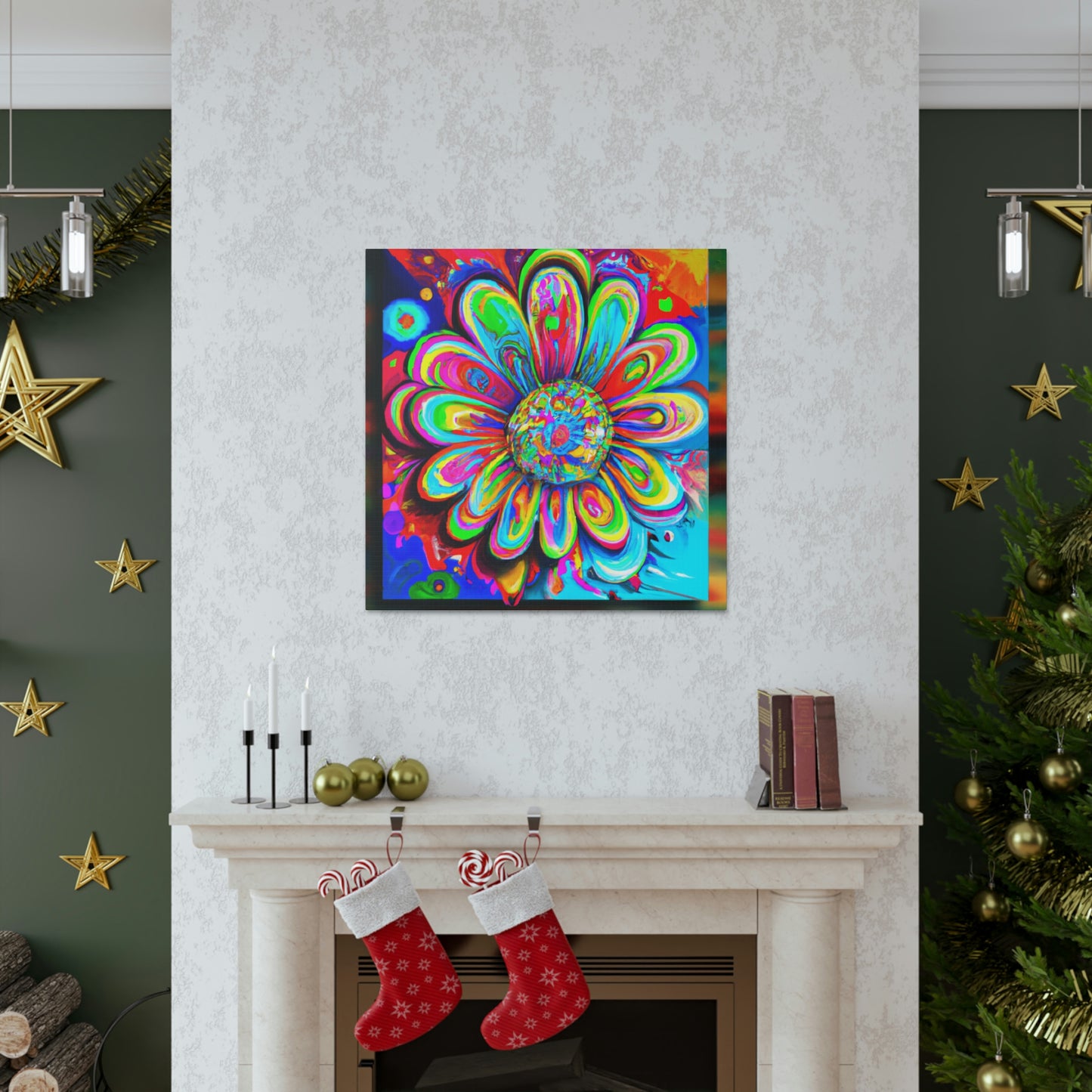 Vivid Bloom. - Canvas