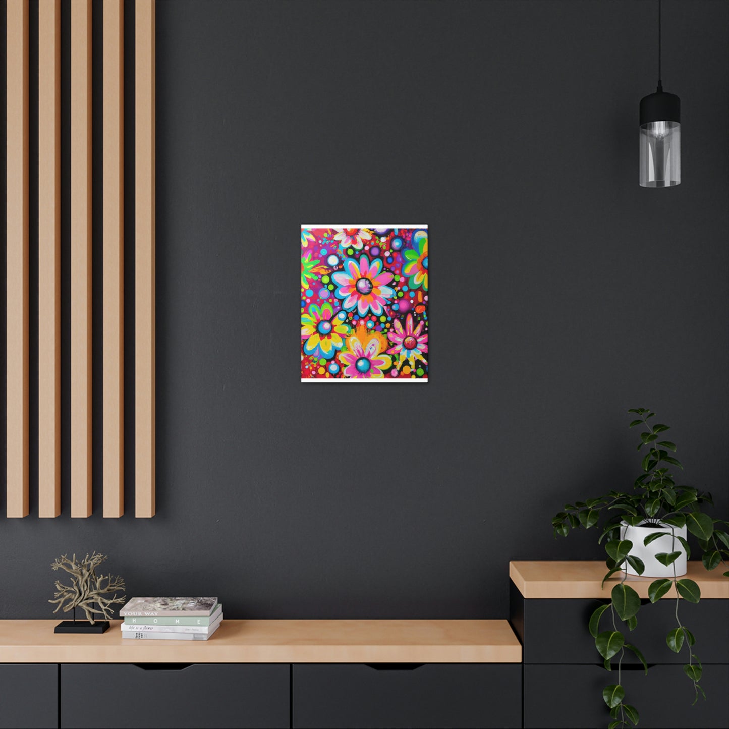Vibrant Bloom. - Canvas