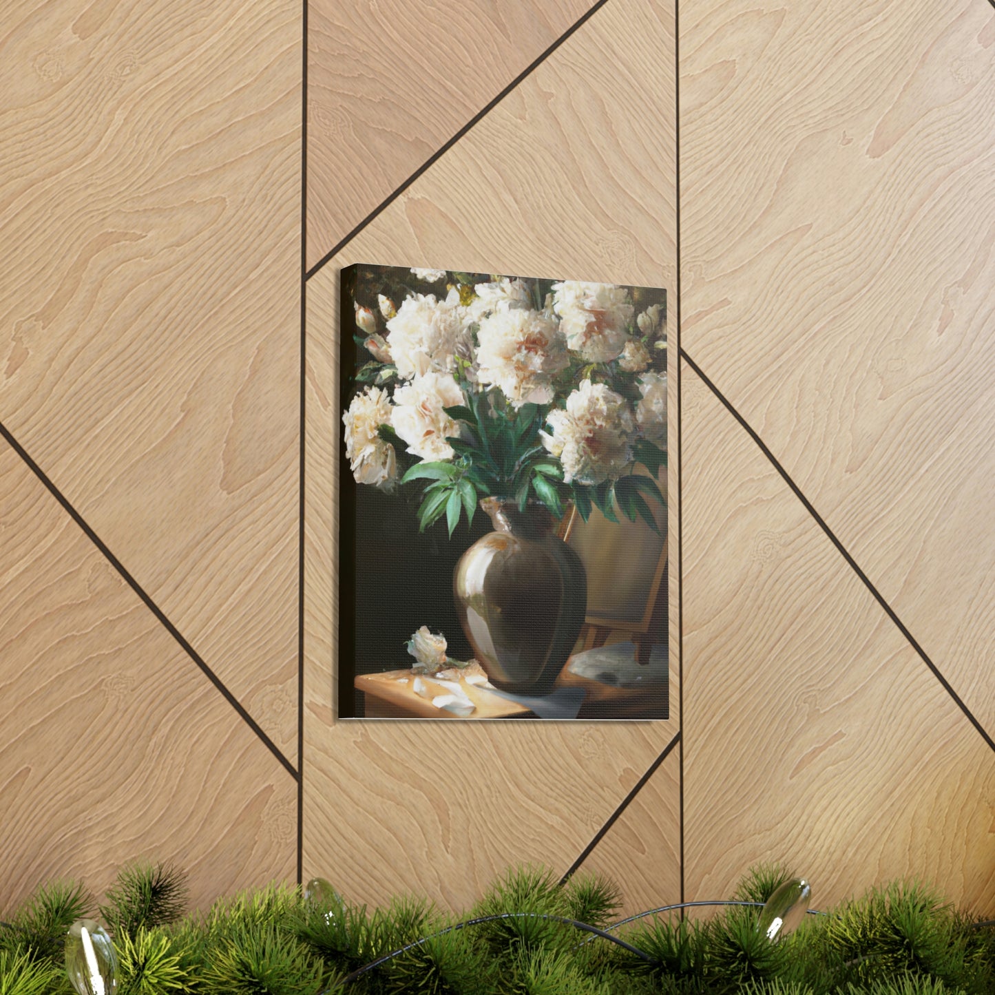 Floral Glamour Burst - Canvas