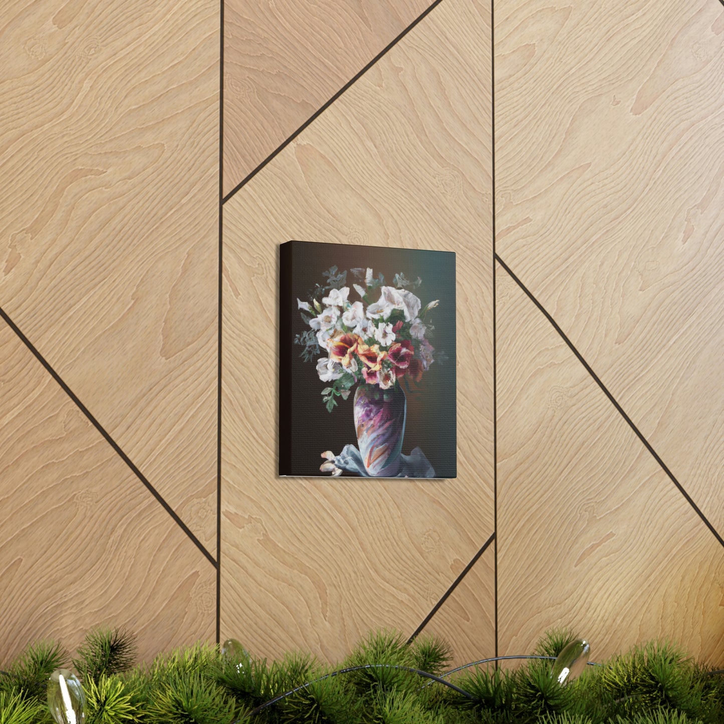 Floral Finesse Dreaming - Canvas