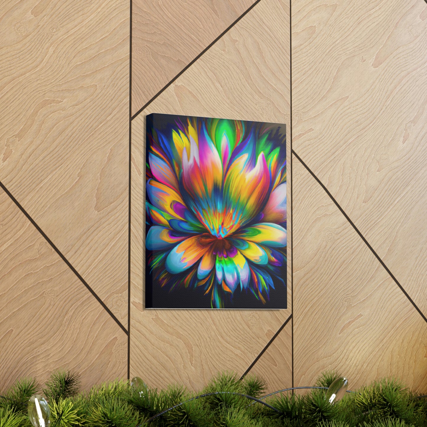 "Psychedelic Bloom" - Canvas