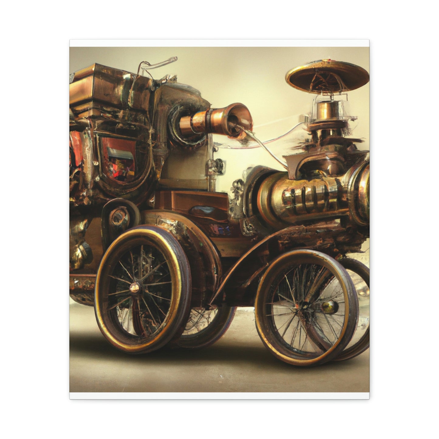 Steampunk Motor. - Canvas