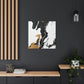 Midnight Gilded Bloom - Canvas