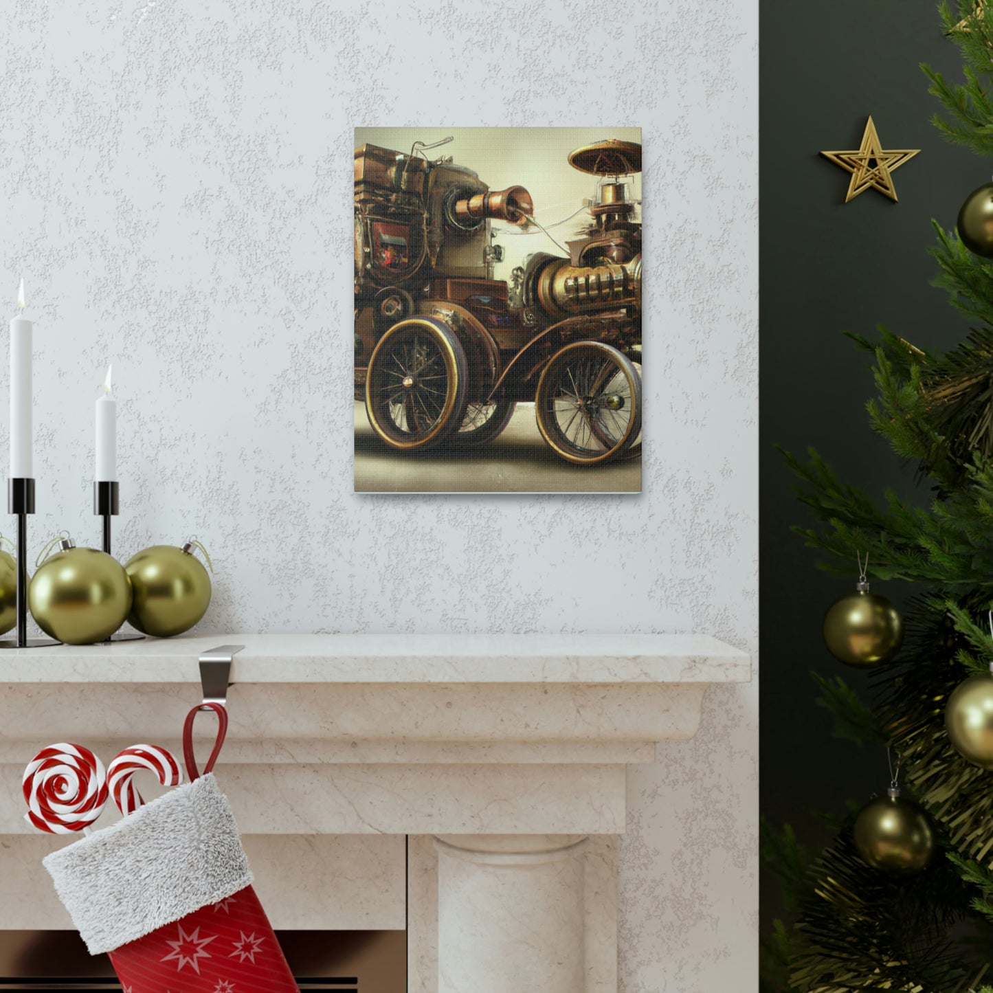 Steampunk Motor. - Canvas